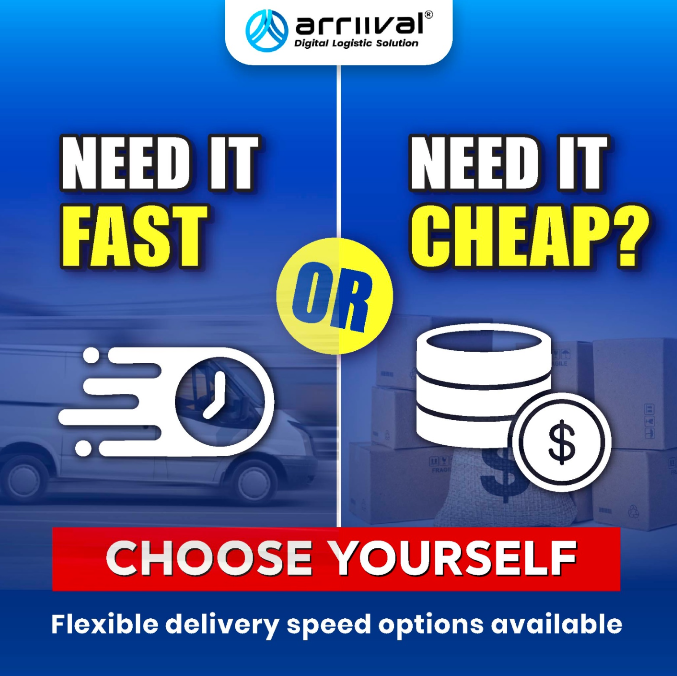Need It Fast or Need It Cheap? Choose Yourself.​